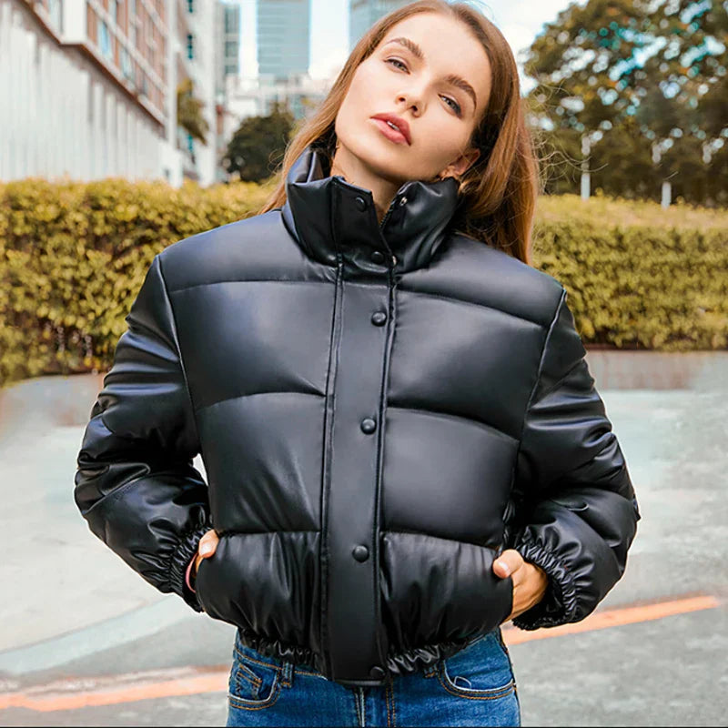 SIENNA Quilted Leather Jacket