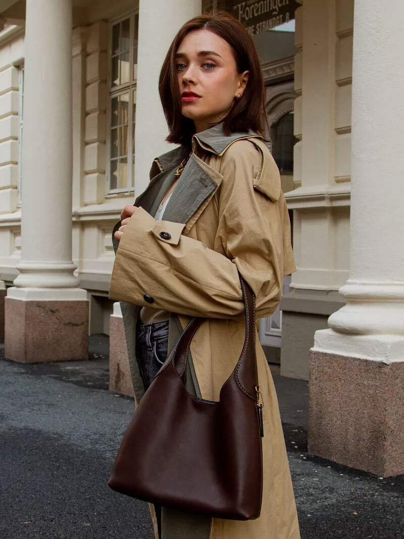AMELIA FAUX LEATHER TOTE BAG