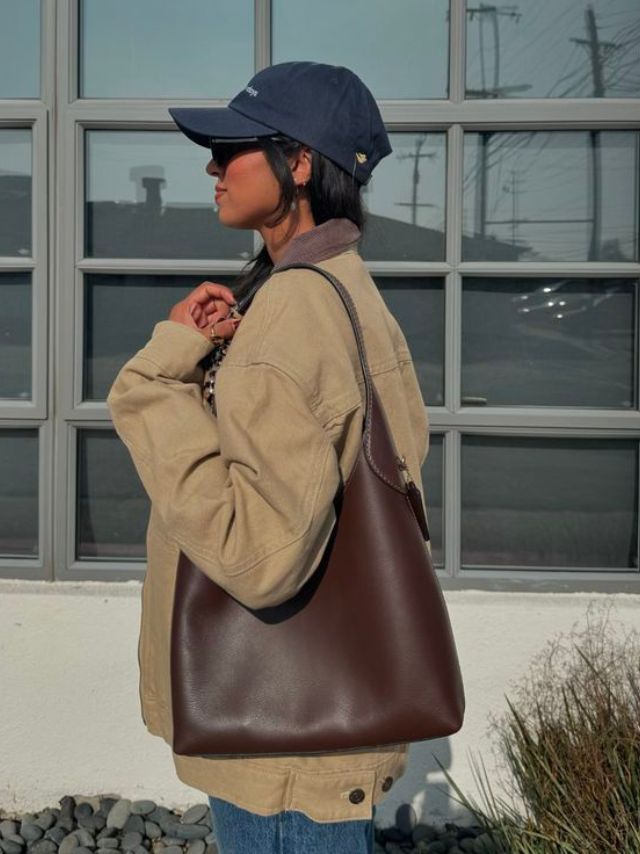 AMELIA FAUX LEATHER TOTE BAG