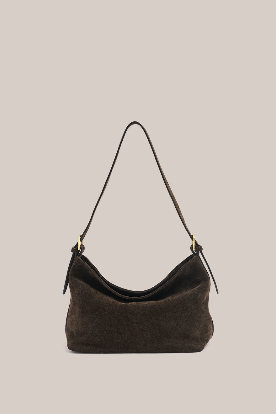 EDEN SUEDE SHOULDER BAG