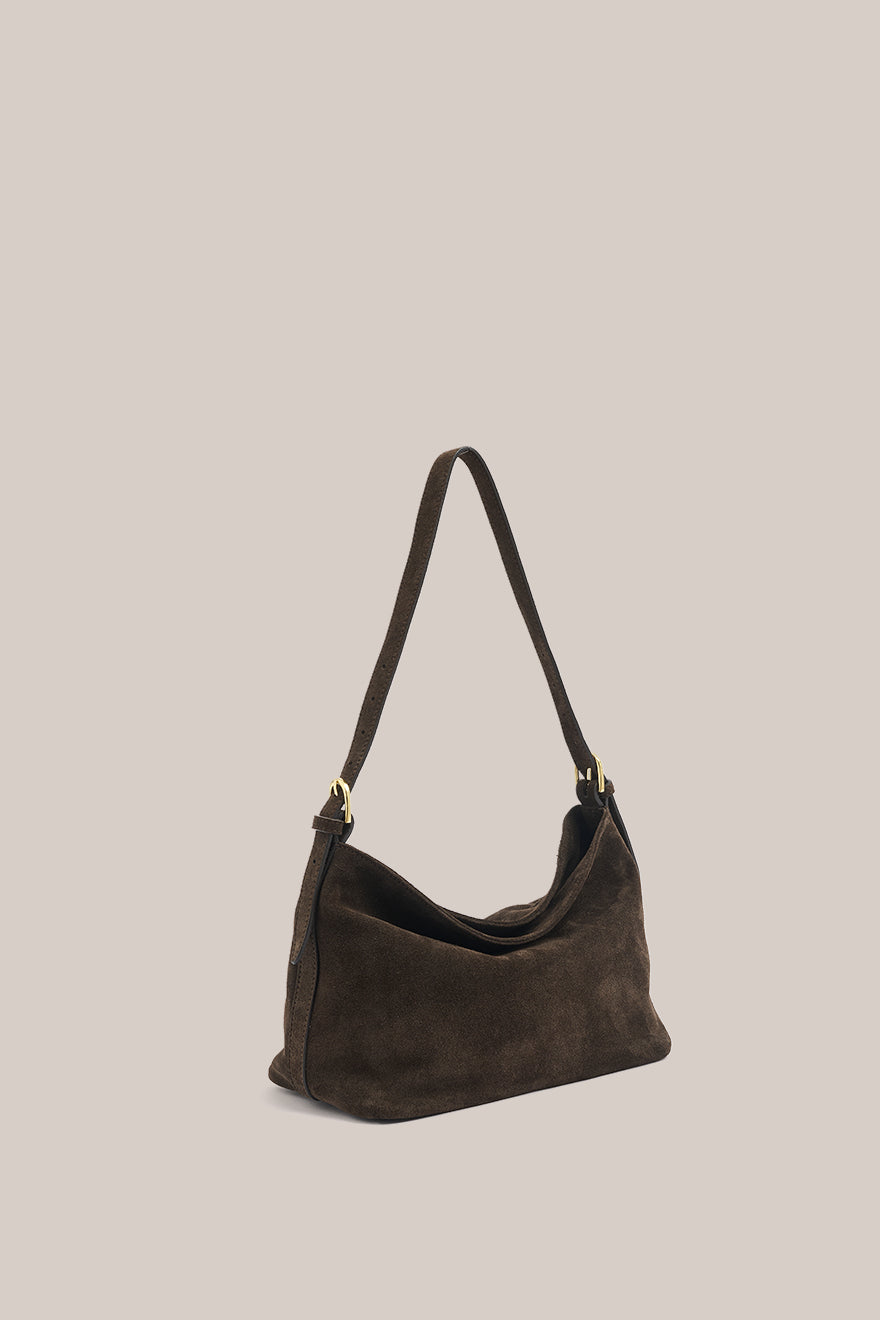 EDEN SUEDE SHOULDER BAG