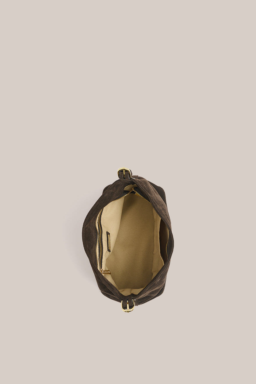 EDEN SUEDE SHOULDER BAG