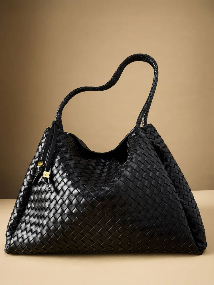 NELLY WOVEN SHOULDER BAG