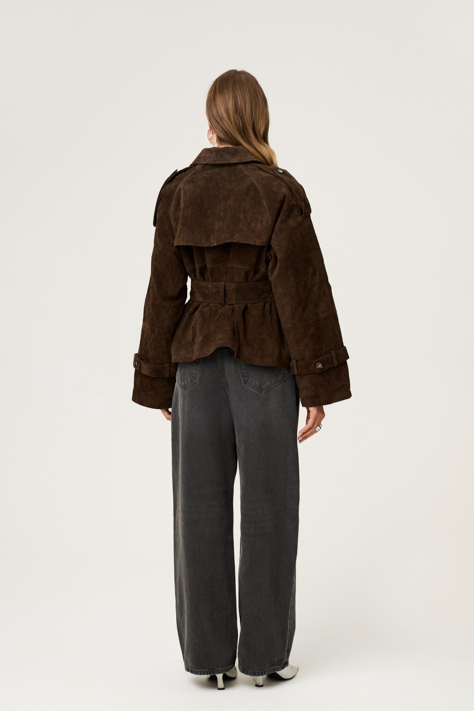 NEILE CROPPED TRENCH COAT