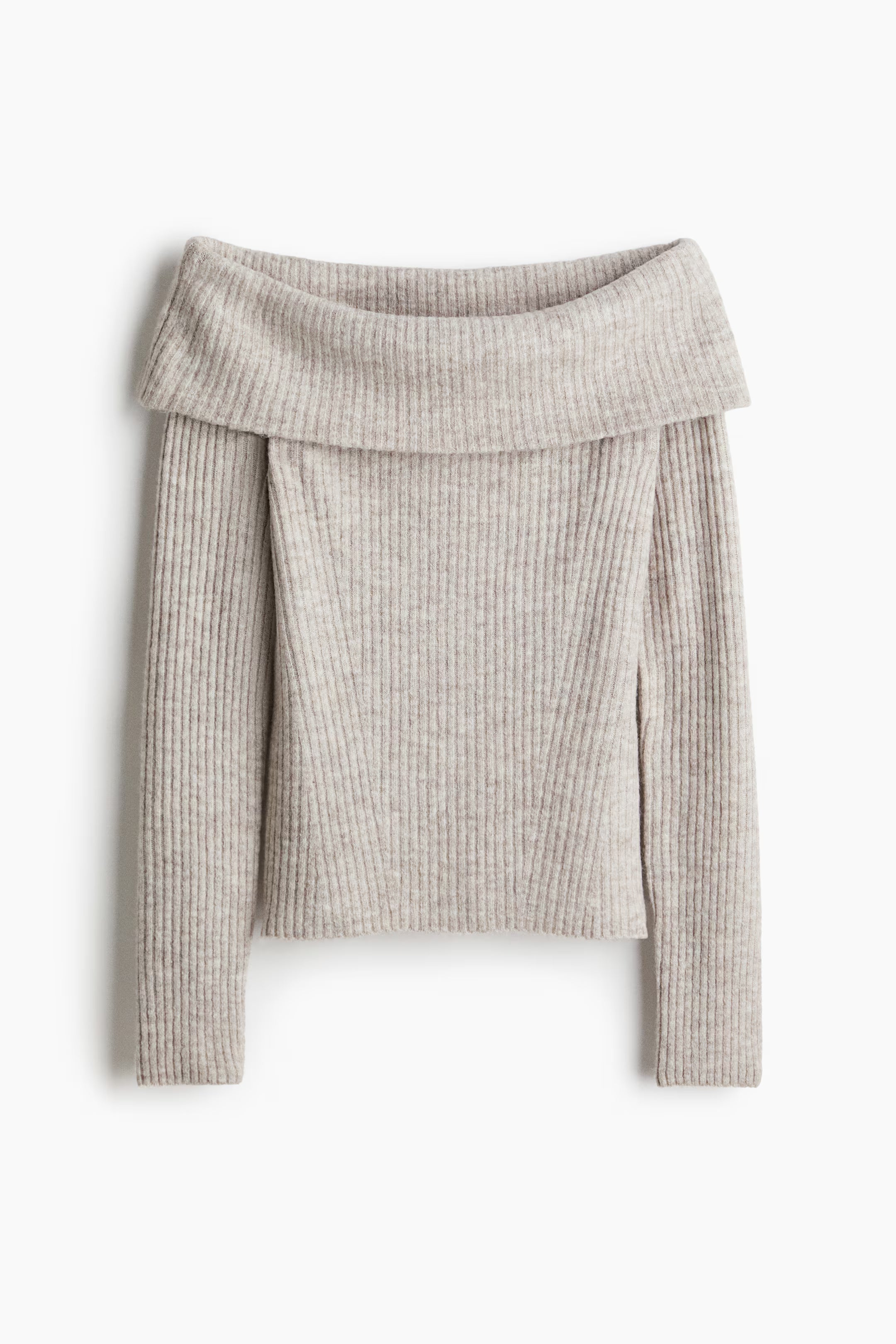 VITORA KNIT OFF-SHOULDER TOP