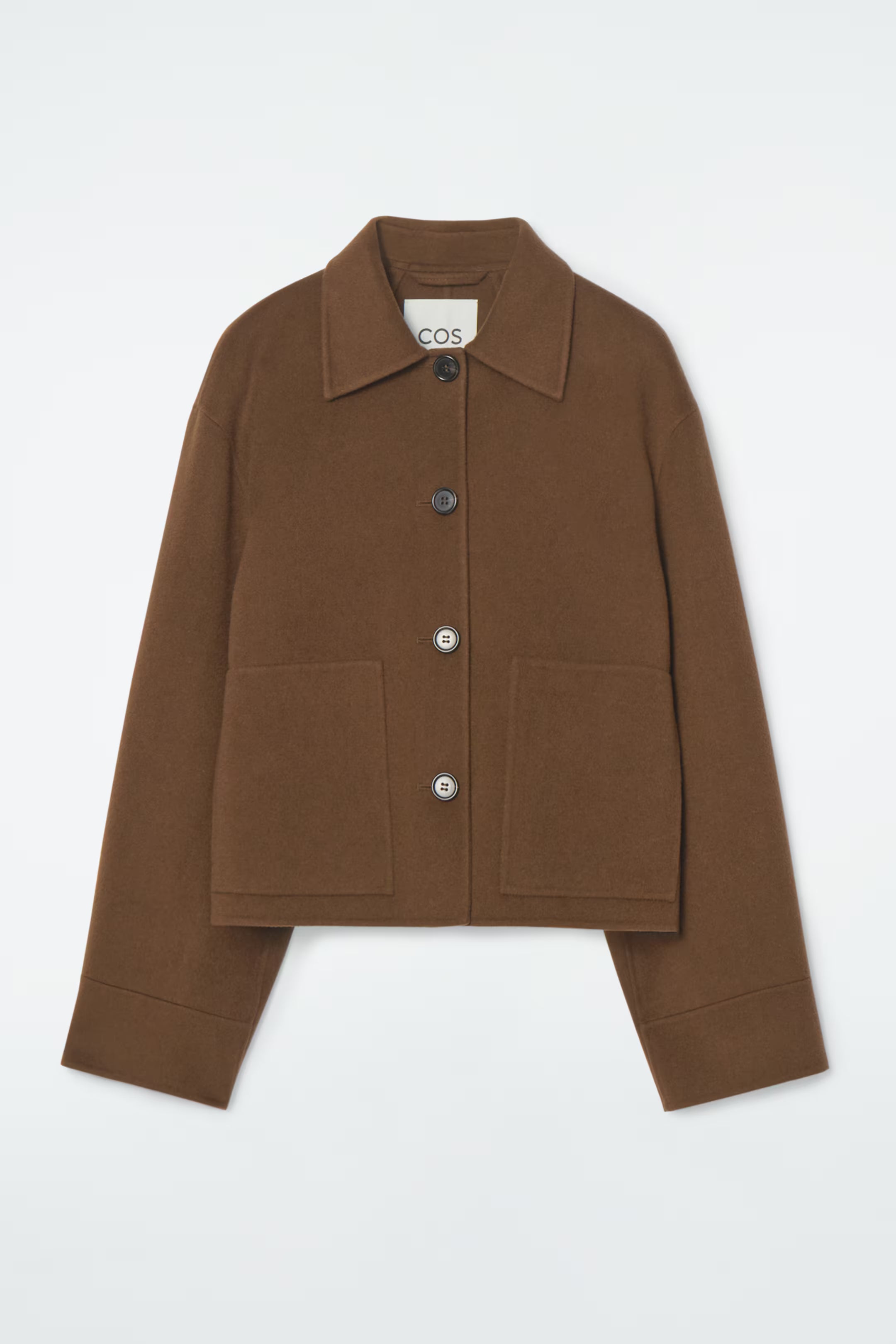 COS BOXY DOUBLE-FACED WOOL JACKET