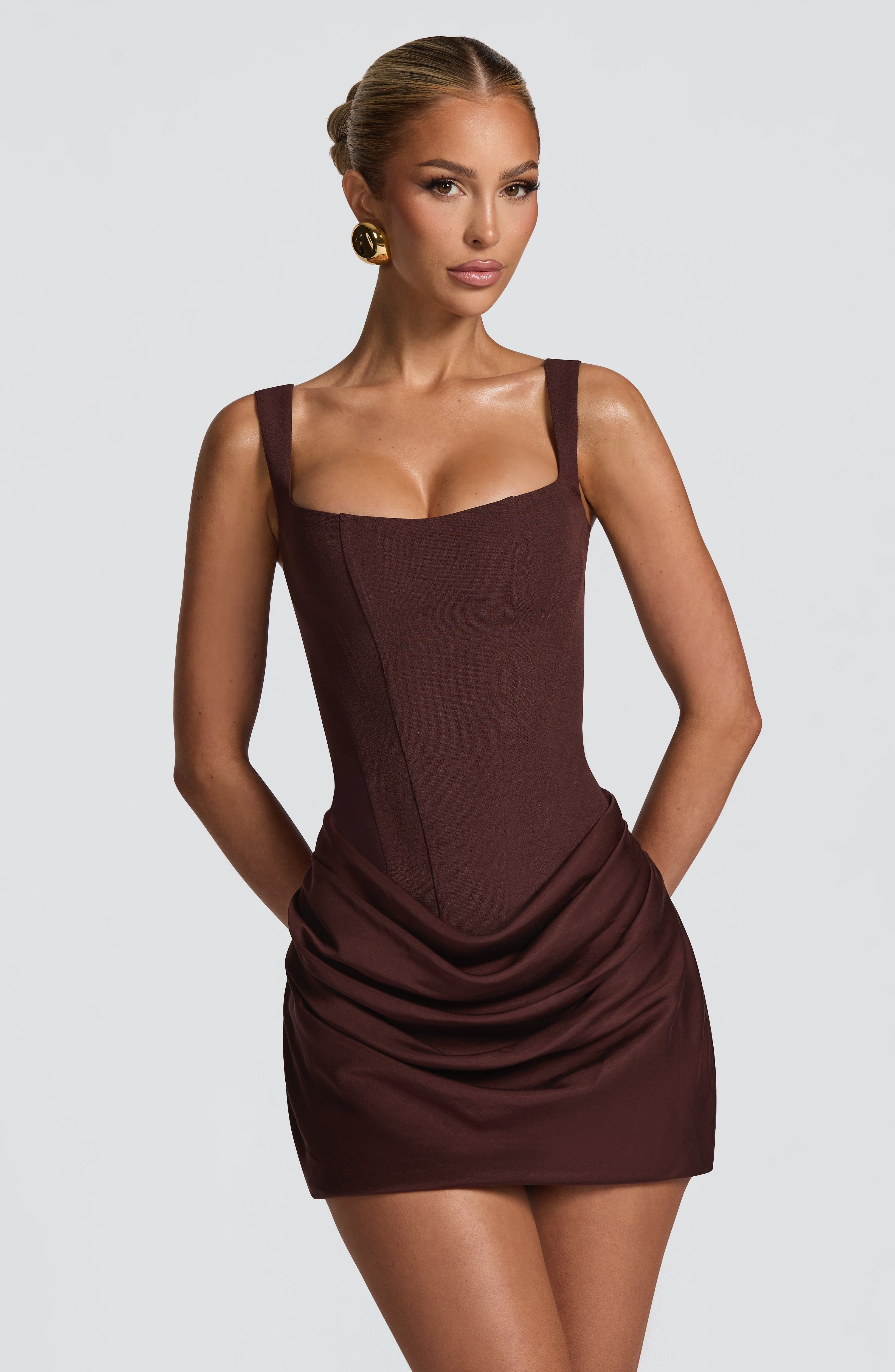 TEMPEST SATIN MINI DRESS