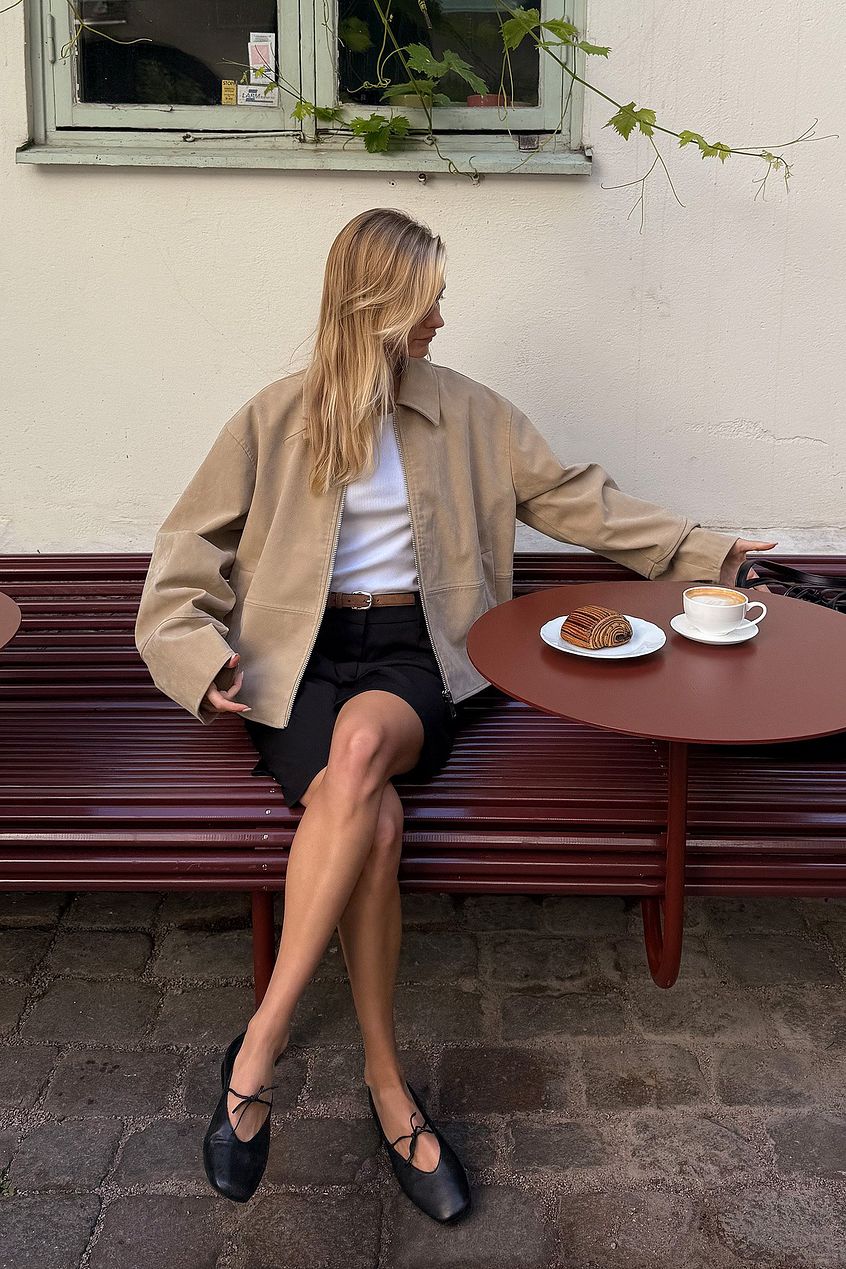 AMOUR FAUX SUEDE JACKET