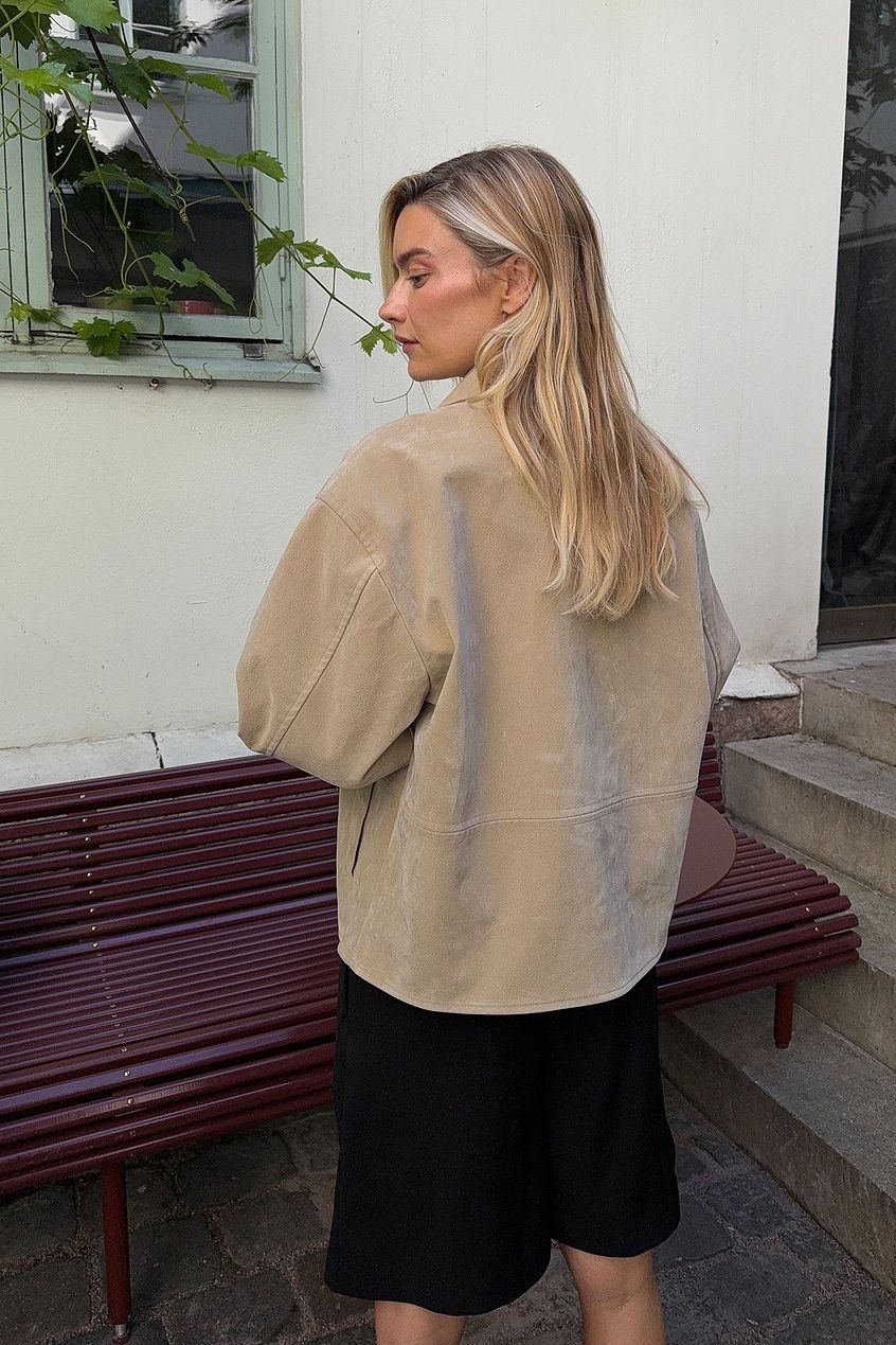 AMOUR FAUX SUEDE JACKET