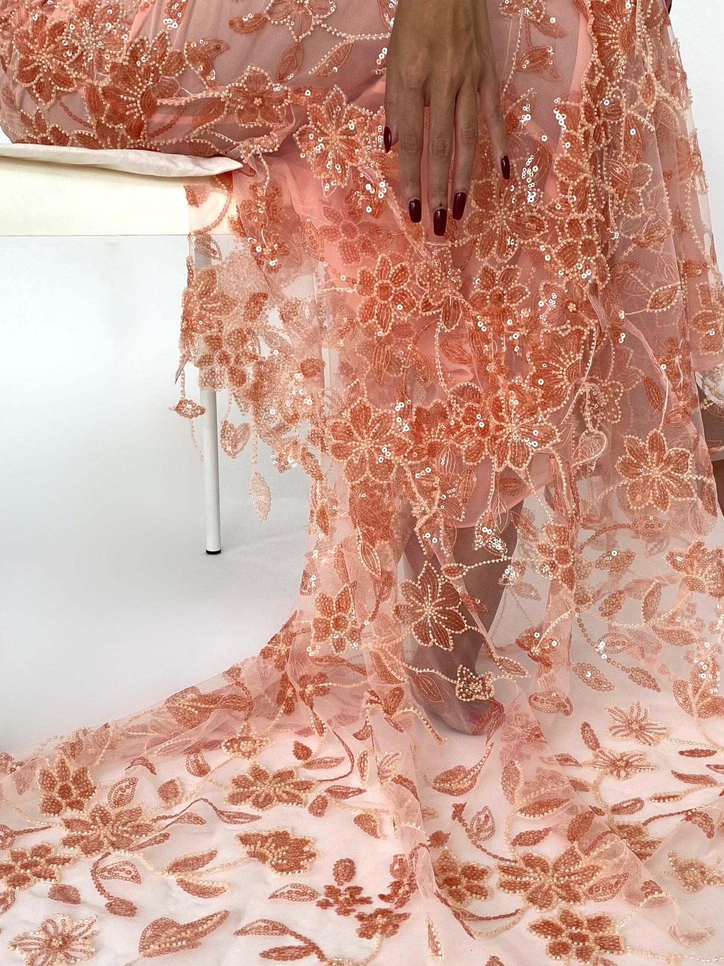 ABELLA EMBELLISHED MAXI DRESS