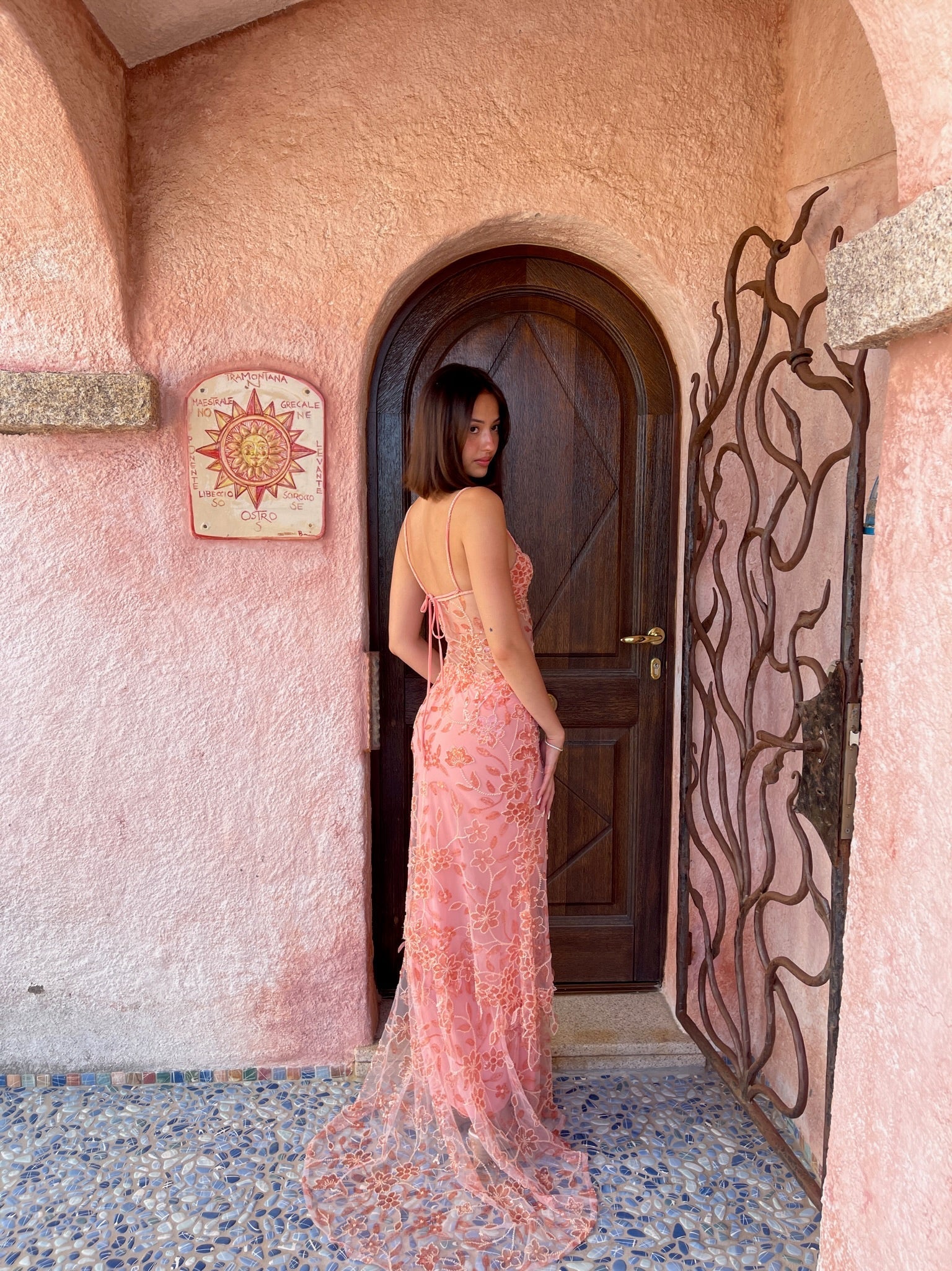 ABELLA EMBELLISHED MAXI DRESS