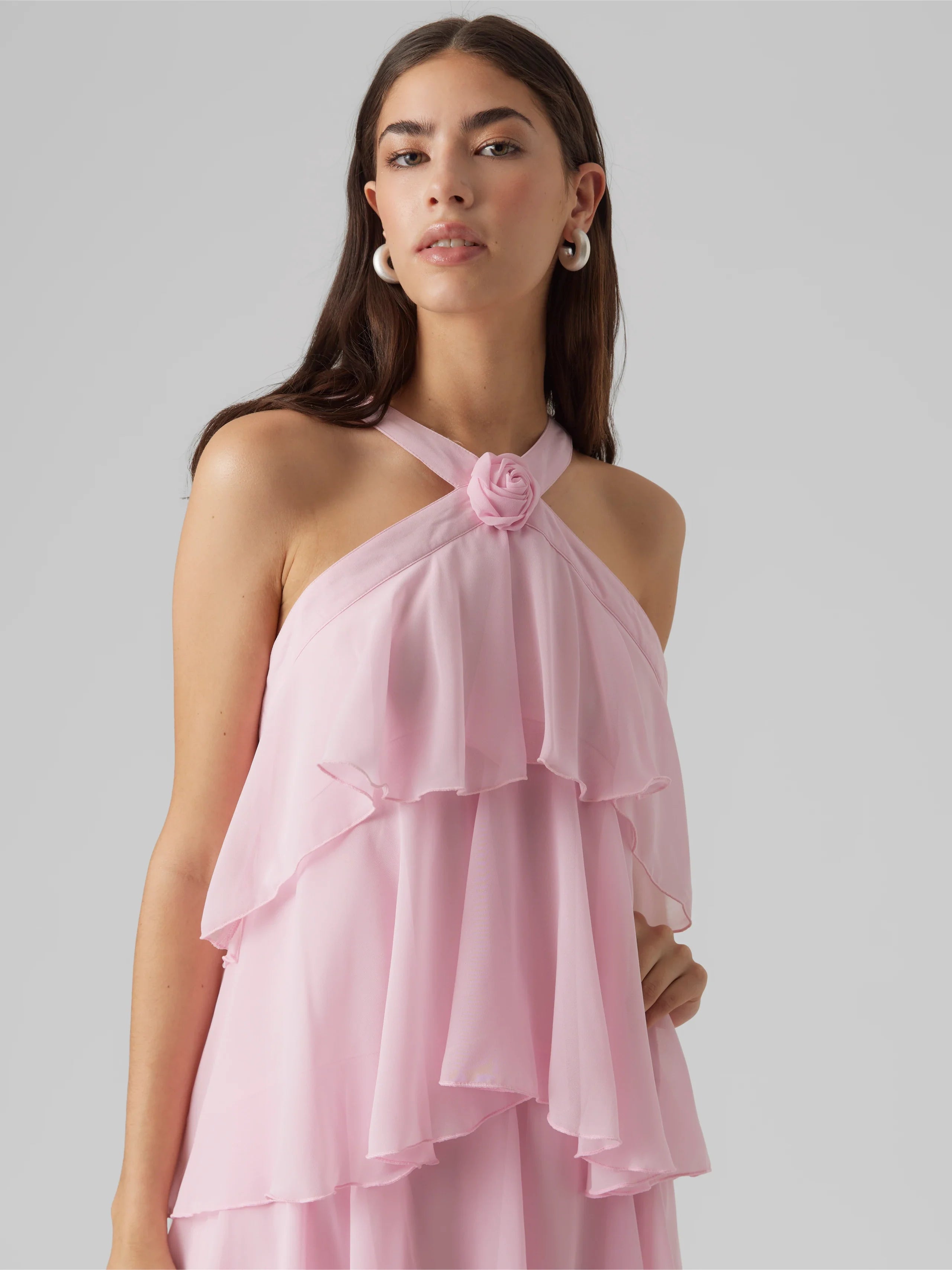 ZAYA RUFFLE MAXI DRESS